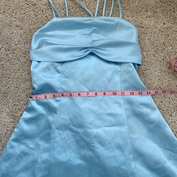 Children’s Princess Dress- light blue with sequin detail - Picture 11 of 12